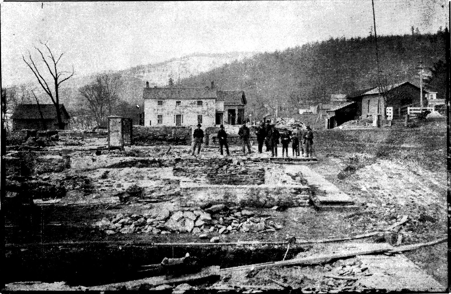 The day after the 1888 Main Street fire in Callicoon.